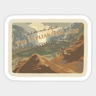 Deplian Badlands Sticker